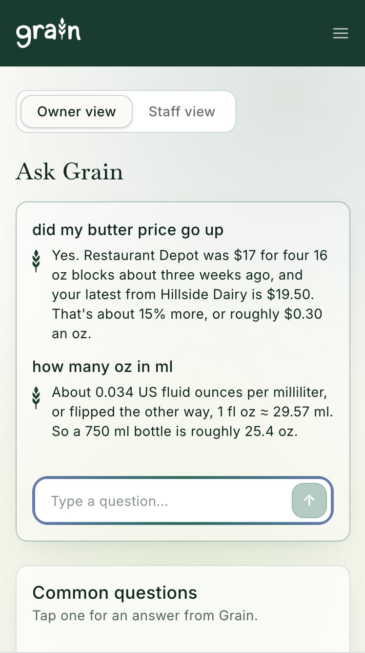 Ask anything